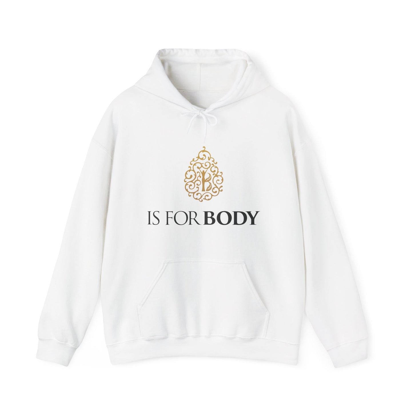 Heavy Blended Hooded Sweatshirt, Chest Print