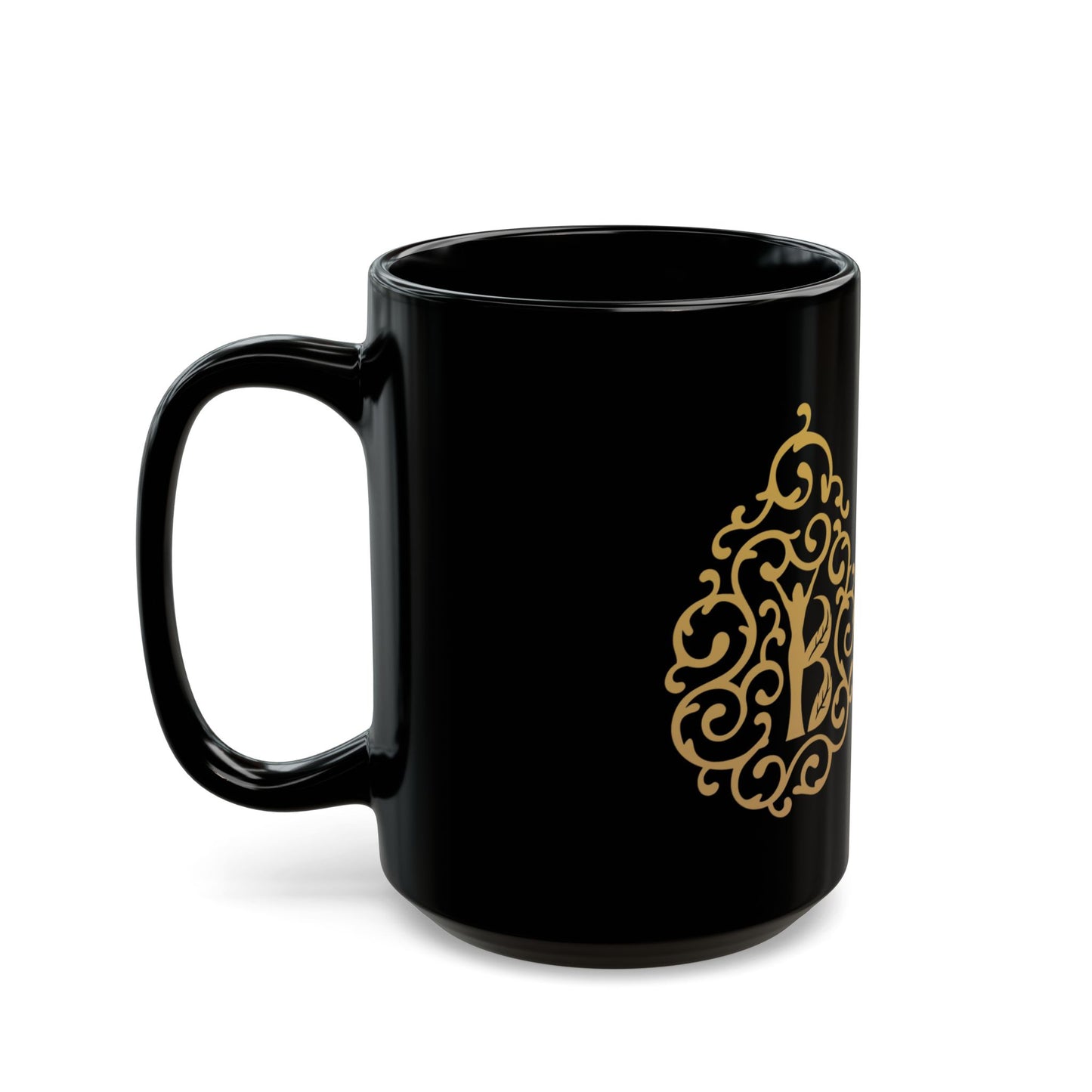 Java Mug, Black w/ Gold Logo (11oz, 15oz)