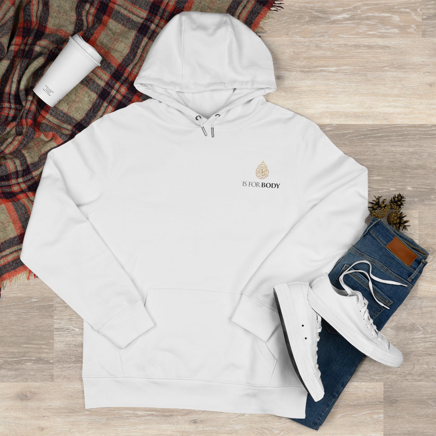 King Hooded Sweatshirt, Small Chest Logo