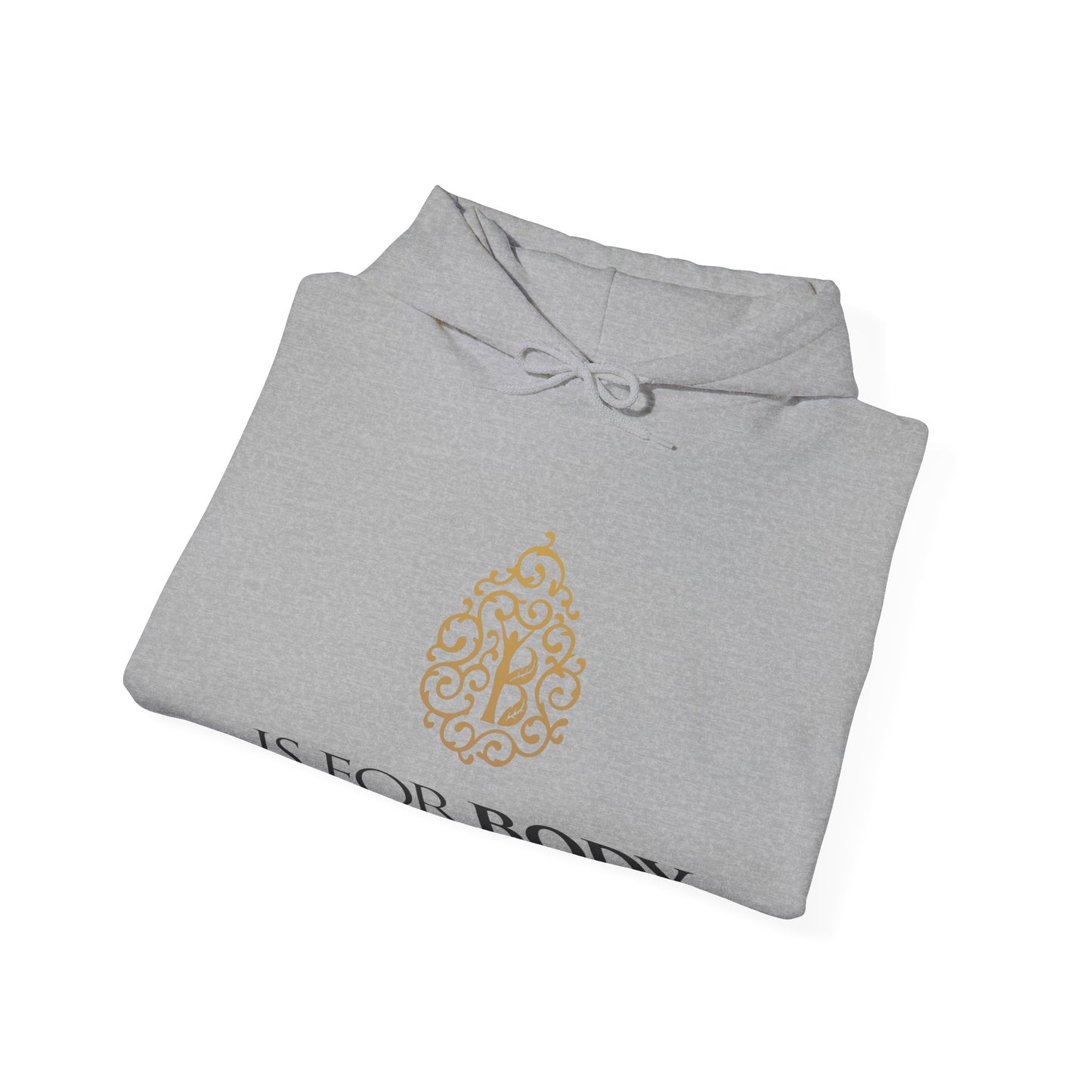 Heavy Blended Hooded Sweatshirt, Chest Print